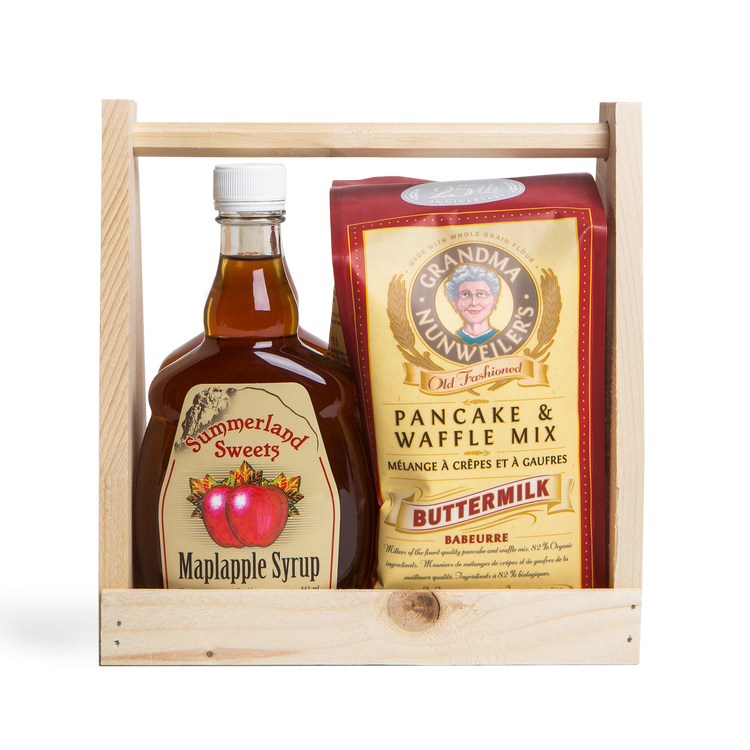 #23P Gift Package 2-341ml Syrup, 1 Pancake Mix