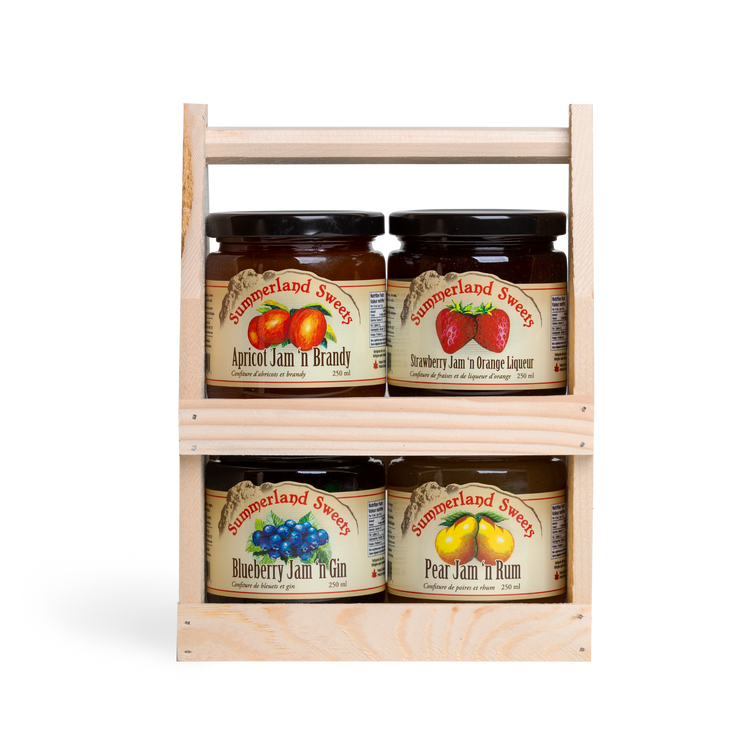 #25L Gift Package 4-250ml Liqueur Jam Crate