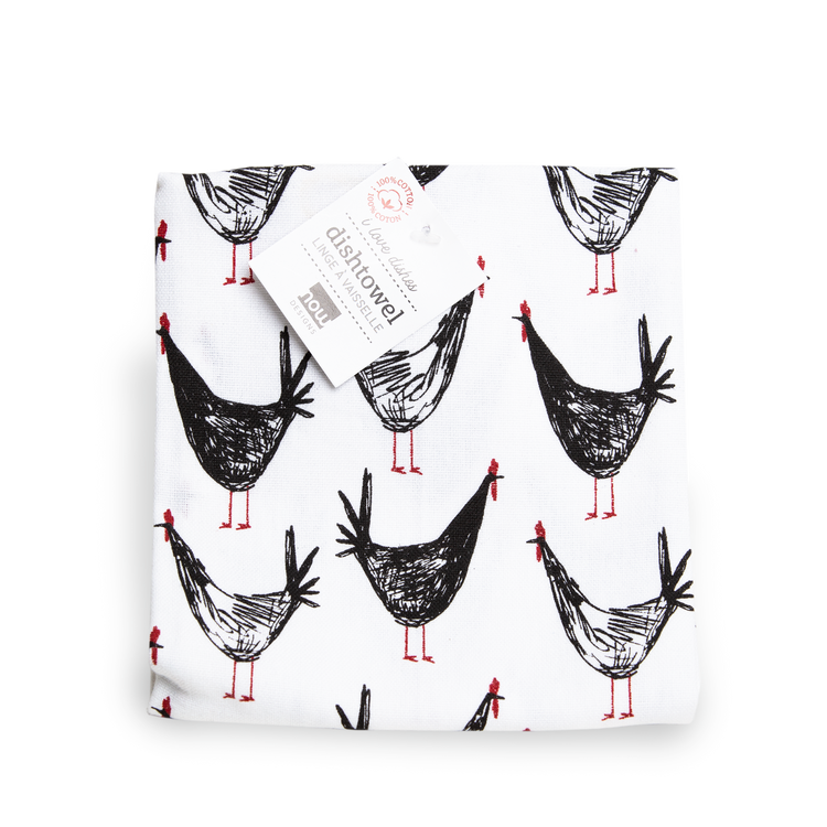 Chicken Scratch Tea Towels