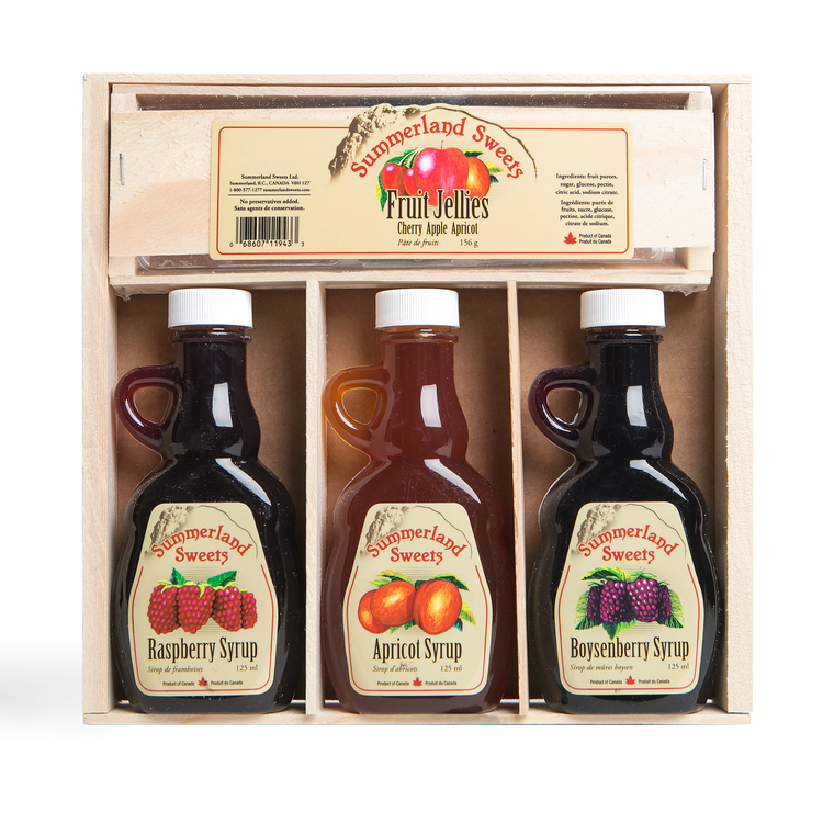 #6 Gift Package 3-125ml Syrups, 1-156g Candy
