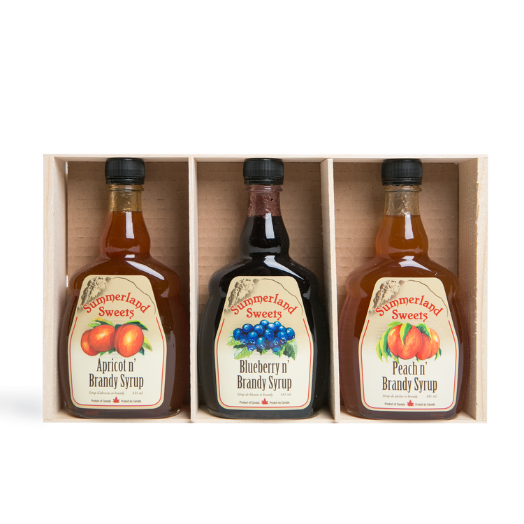 #4L Gift Package 3-341ml Syrup 'n Brandy