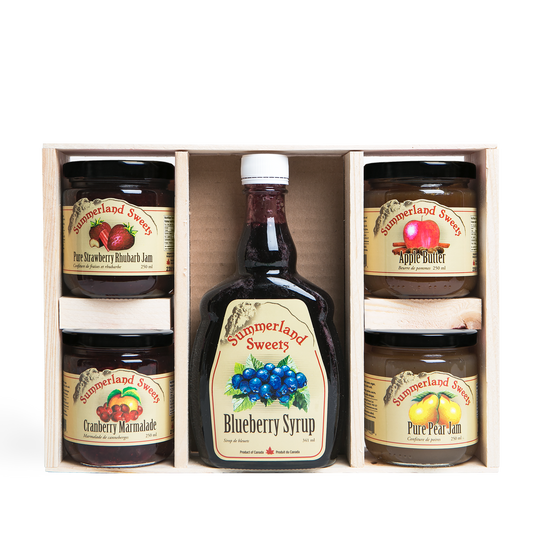 #13 Gift Package 1-341ml Syrup, 4-250ml Jam