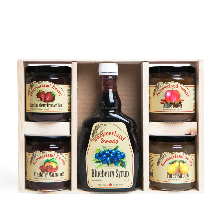 #13 Gift Package 1-341ml Syrup, 4-250ml Jam