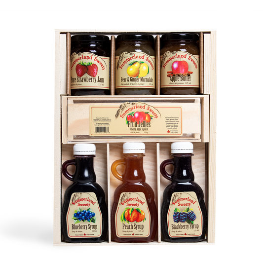 #15 Gift Package 3-125ml Syrup, 3-125ml Jam, 1-156g Candy