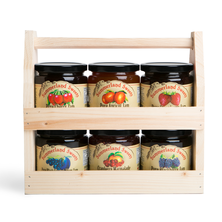 #26 Gift Package 6-250ml Jams in Crate