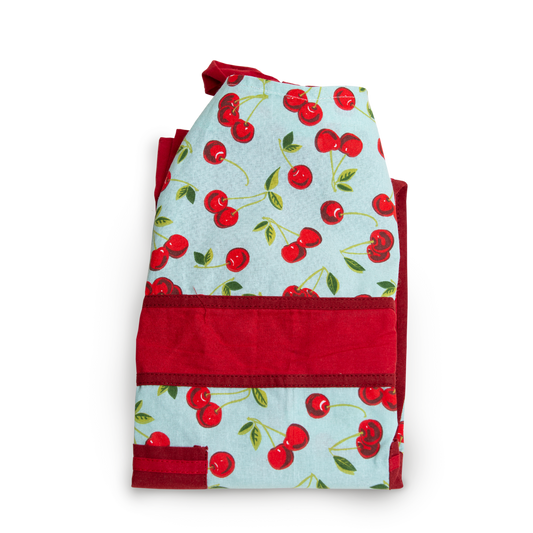 Now Designs Sally Kid's Cherry Pattern Aprons